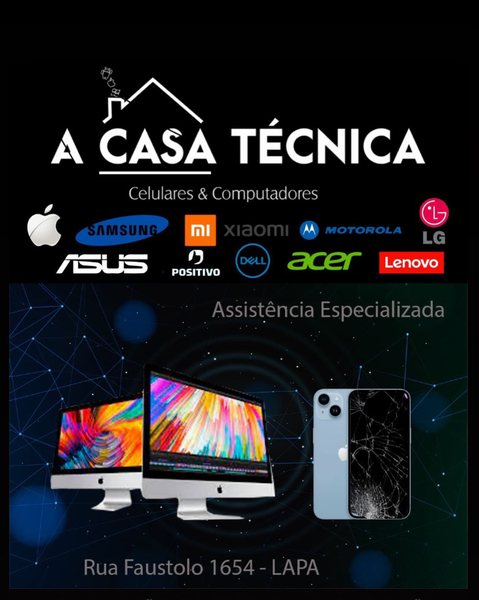 Foto da capa de A Casa Técnica Celulares e Computadores